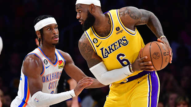 LeBron James, Shai Gilgeous-Alexander, Los Angeles Lakers